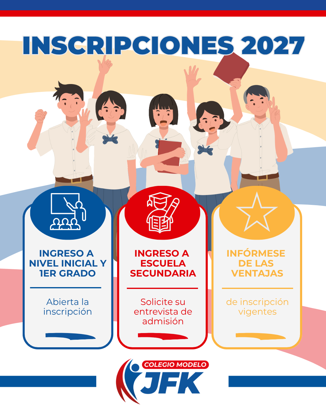 Colegio Modelo John F. Kennedy — Inscripciones 2027